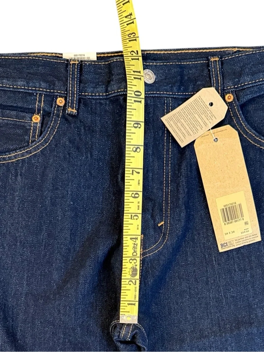 NWT Levi’s 517 Bootcut Jeans 34x34 Rinse (Dark Wash) 100% Cotton 00517-0216